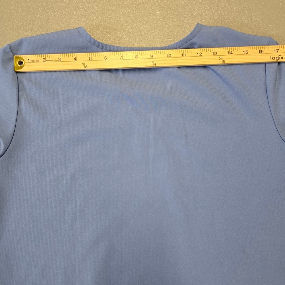 Skechers Scrub Set XL Blue Stretch Top Pants Medical Uniform Womens - Picture 5 of 10